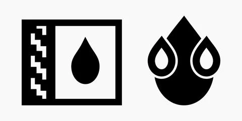 Blood Drop Icon. Stock Illustration