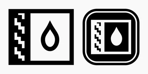 Blood Drop Icon. Stock Illustration