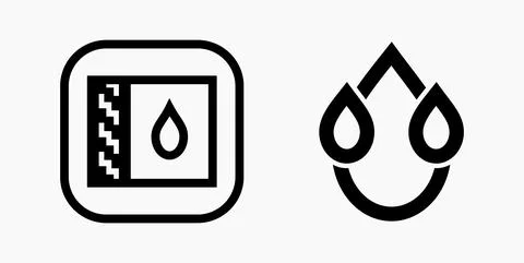 Blood Drop Icon. Stock Illustration