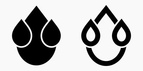 Blood Drop Icon. Stock Illustration