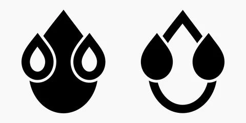 Blood Drop Icon. Stock Illustration