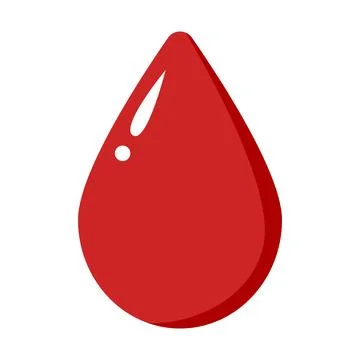 Blood drop icon, vector illustration. Stock Illustration