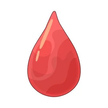 Blood Drop illustration Ilustração Stock