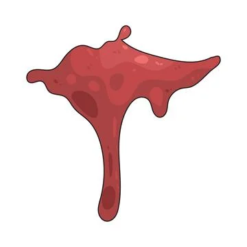 Blood Drop illustration Ilustração Stock