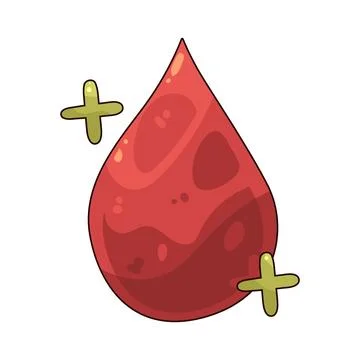 Blood Drop illustration Ilustração Stock
