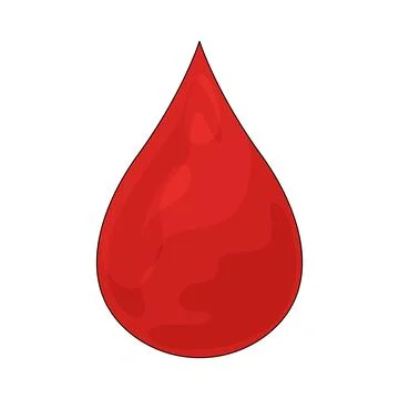 Blood Drop illustration Ilustração Stock