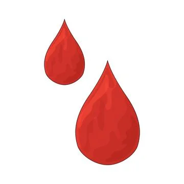 Blood Drop illustration Ilustração Stock