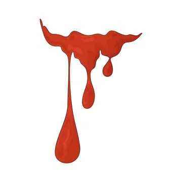 Blood Drop illustration Ilustração Stock