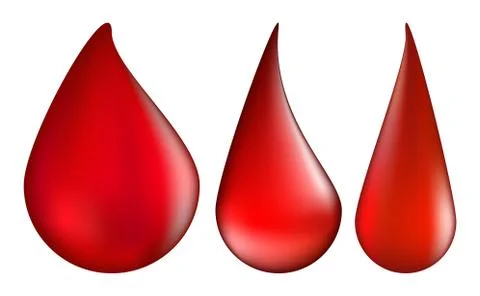 Blood drop vector symbol icon design. illustration isolated on white backgrou Stock Illustration