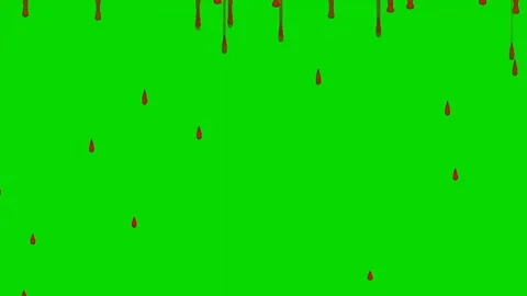 Blood Dropping Effects Green Screen Stock video Footage Stock-Footage 271519046