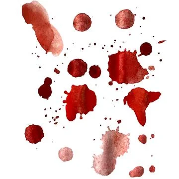 Blood drops Stock Illustration