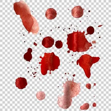 Blood drops Stock Illustration