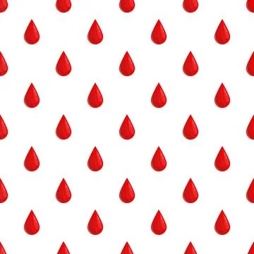 Blood drops pattern representing health and medical donation Illustrazione stock