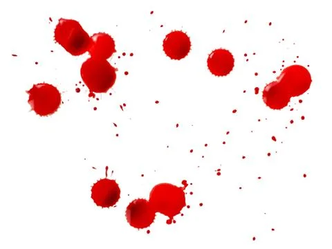 Blood drops Foto stock