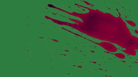 Blood Dynamic Motion Graphic Overlay Stockbeeldmateriaal 338018205