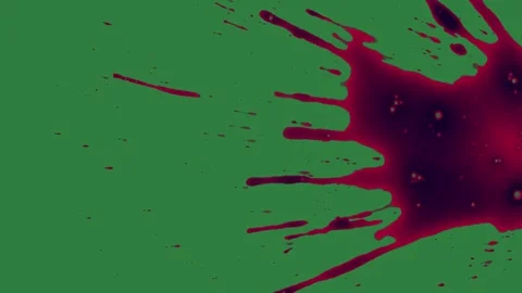 Blood Dynamic With Stain Transparent Background Animation Stock-Footage 338018305