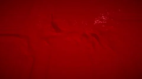 Blood Flow In Red Liquid Background Stock Footage 265768889