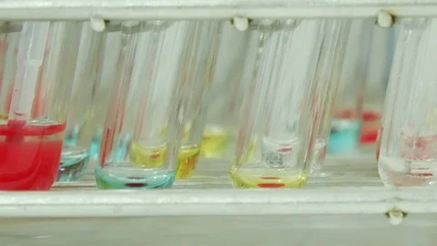 Blood group testing in lab. Stock Footage 85826293