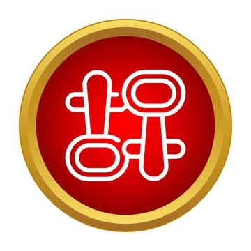 Blood group testing medical science research icon Illustrazione stock