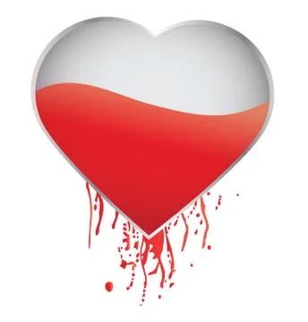 Blood of heart Stock Illustration