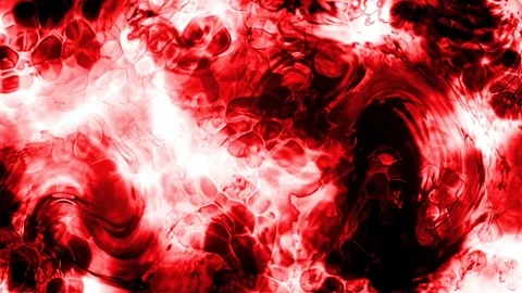 Blood inside body in microscopic scale Stock Footage 91674358