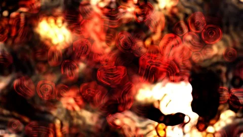 Blood inside body in microscopic scale 스톡 동영상 91674685