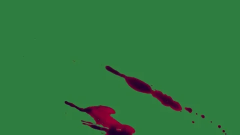 Blood Looping - Chroma Key Green Screen Footage Vidéo 338018154