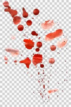 Blood many drops Stock Illustration