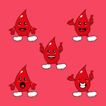 BLOOD MASCOT Stock Illustration