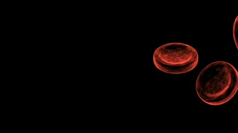 Blood Molecules with Alpha Channel Stock Footage 157548