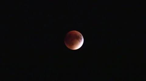 Blood Moon 2015 Stock Footage 55281652