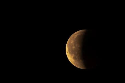 Blood moon during lunar eclipse, blood moon Fotos Stock