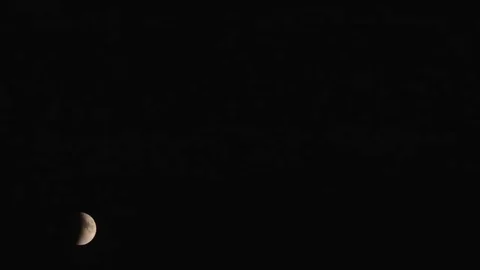 Blood Moon Eclipse part 2 Video stock 80132631