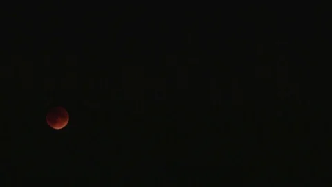 Blood Moon Eclipse part 4 Video stock 80133347