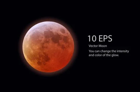 Blood Moon Stock-Illustration