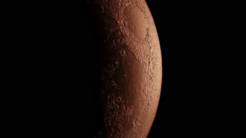The blood moon process from crescent to full moon Stock Footage 232629167