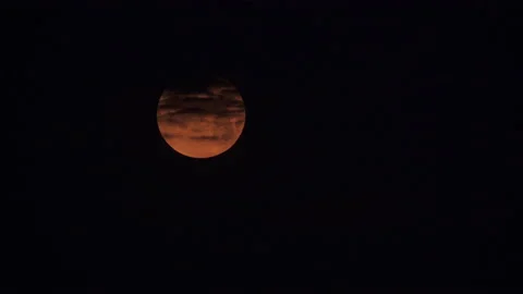 Blood moon setting 스톡 동영상 157558496