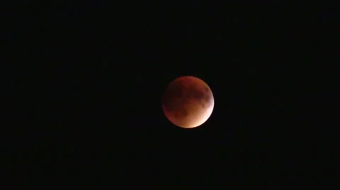 Blood Moon Shot Stock Footage 55283183