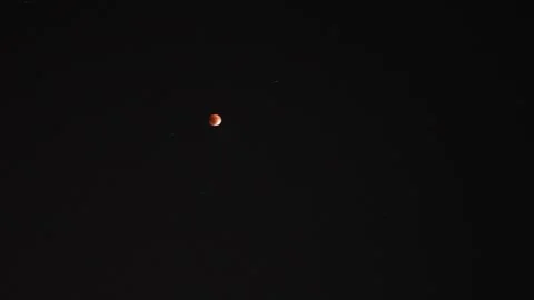 Blood Moon: A Total Lunar Eclipse Stock Footage 316801474