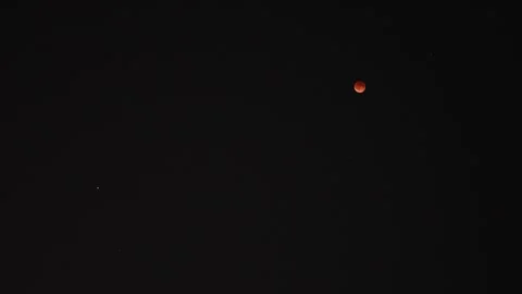 Blood Moon: A Total Lunar Eclipse Stock Footage 316801545