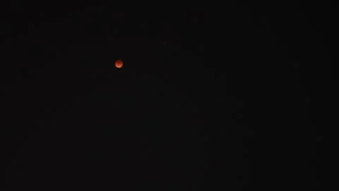 Blood Moon: A Total Lunar Eclipse Stock Footage 316801697