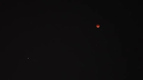 Blood Moon: A Total Lunar Eclipse Stock Footage 316801810