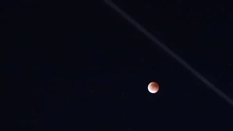 Blood Moon: A Total Lunar Eclipse Stock Footage 316802088