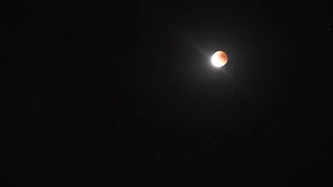 Blood Moon: A Total Lunar Eclipse Stock Footage 316802093