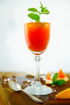 Blood orange refreshment Stock Photos