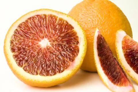 Blood Oranges Close-up Stock Photos