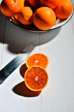 Blood oranges Foto stock