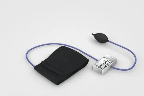 Blood Pressure Cuff Illustrazione stock