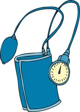 Blood pressure device Stock Illustration