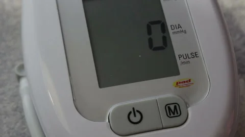 Blood Pressure Electronic Device Stock Footage 56140584
